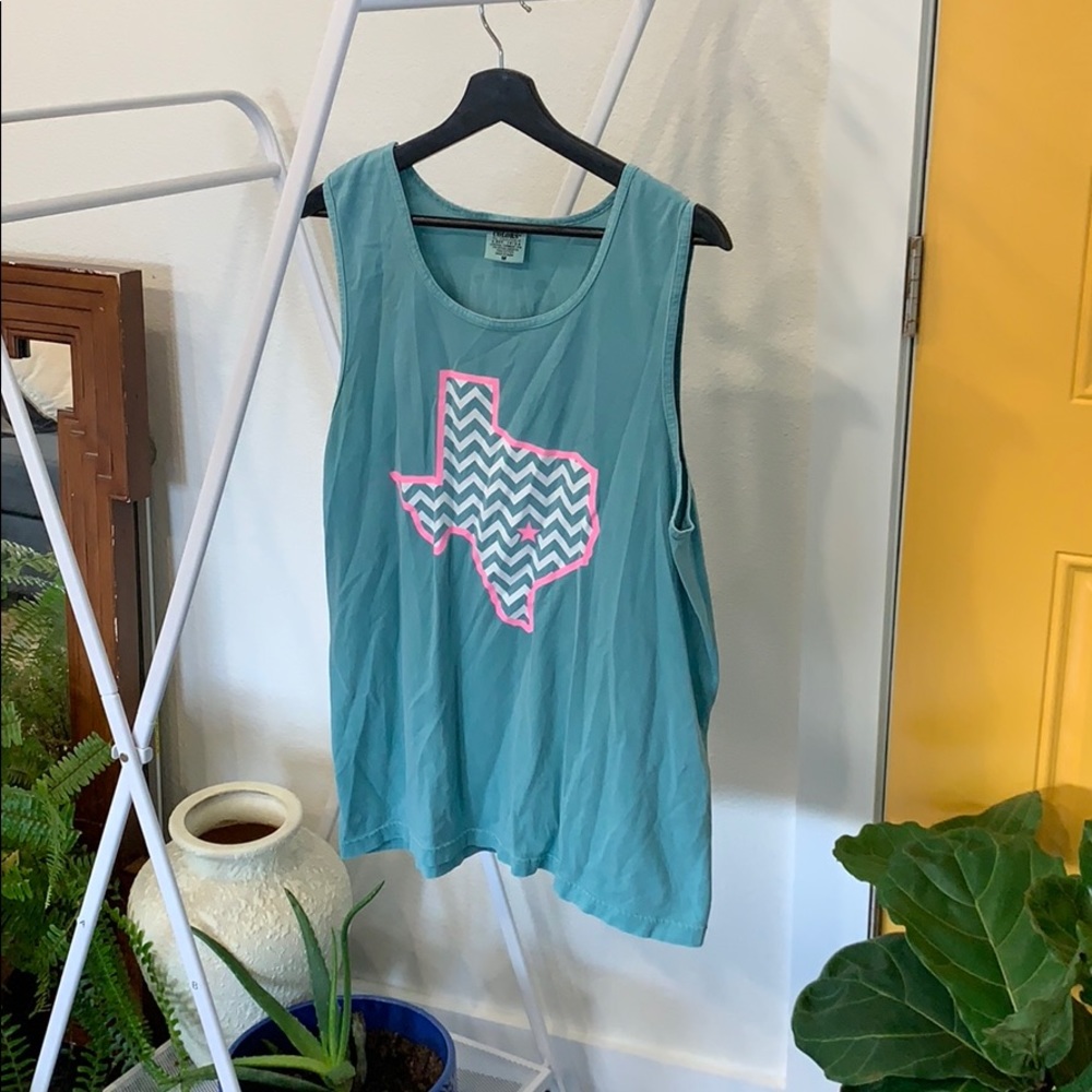 Teal tank top